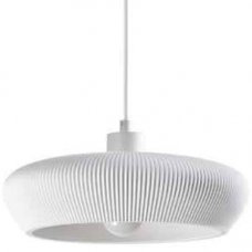 Φωτιστικό Κρεμαστό Στρογγυλό Φ30cm E27 230V Γύψινο Λευκό 4102-B-W